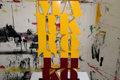 Mark Rothko scultura in mdf e vernice, 51 x 25 x 3 cm, 2018 tiratura 1 - 8
